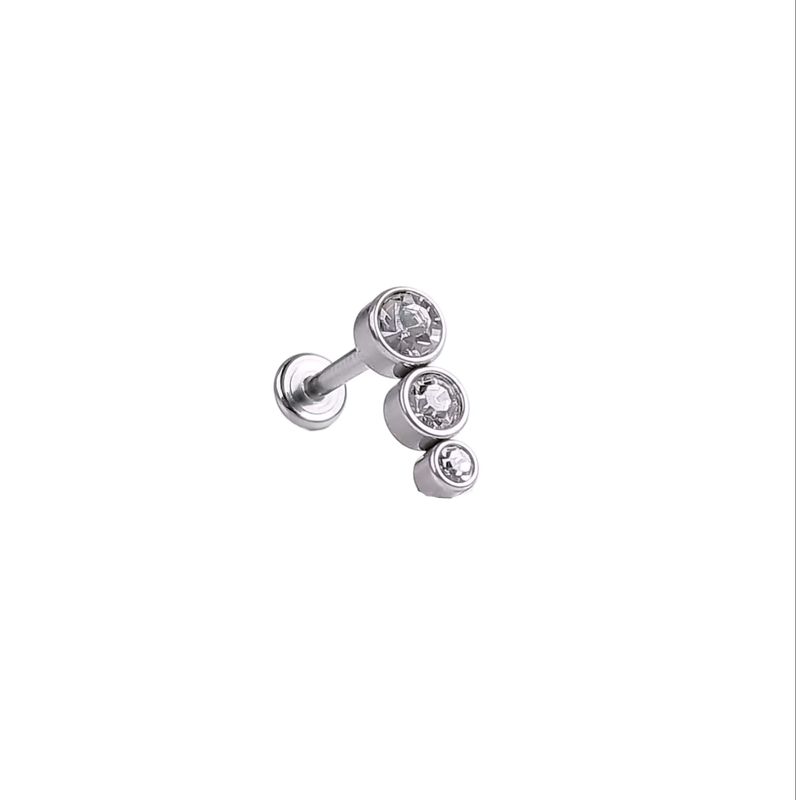 ELBAULDEJUMA - Piercing Tragus Conch Labret Modelo Trois Hipoalergénico Helix Punk
