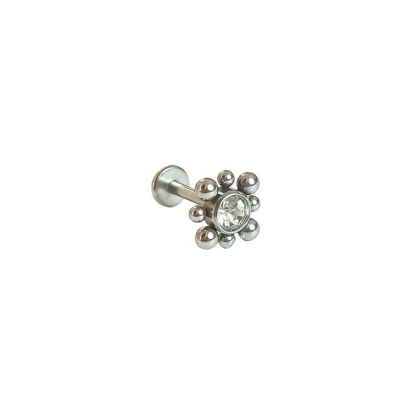 ELBAULDEJUMA - Piercing Tragus Conch Labret tuerca Petalos Hipoalergenico Unidad