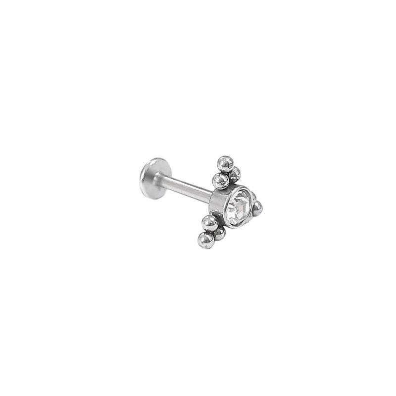 ELBAULDEJUMA - Piercing Tragus Conch Labret tuerca Piramide Hipoalergenico Unidad