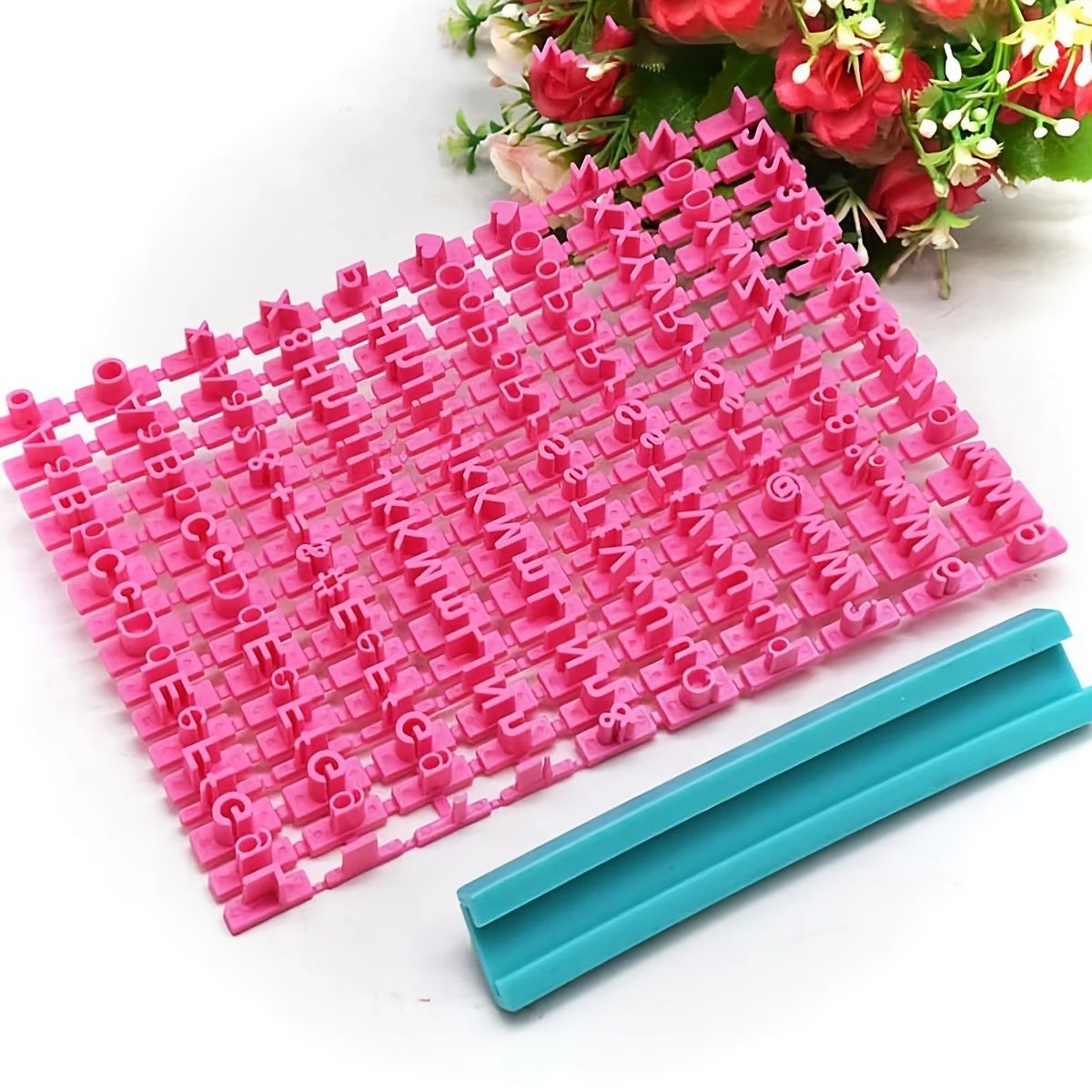 GENERICO - Marcador Sellos Abecedario Números Regla Repostería Cocina