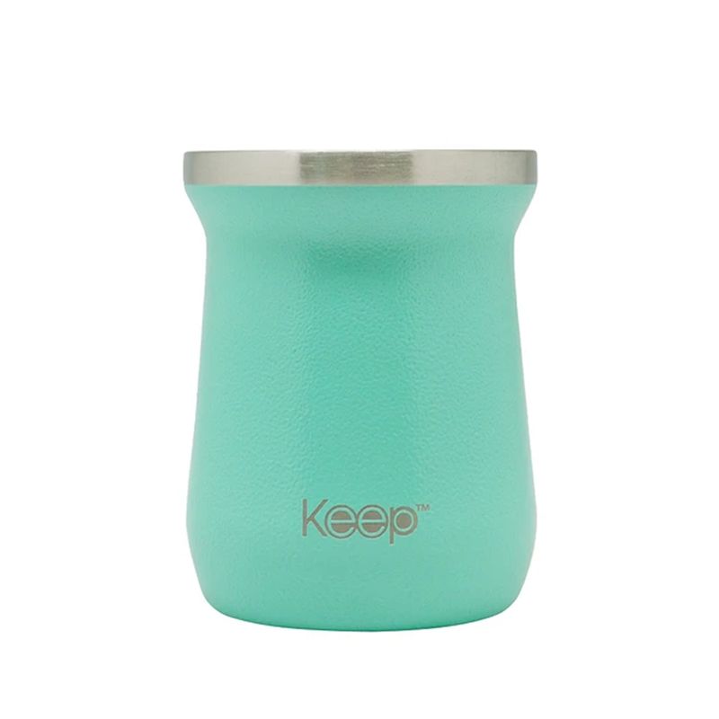 KEEP - Mate Insulado 300ml Hammered Turquesa