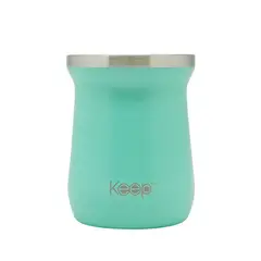 KEEP - Mate Insulado 300ml Hammered Turquesa