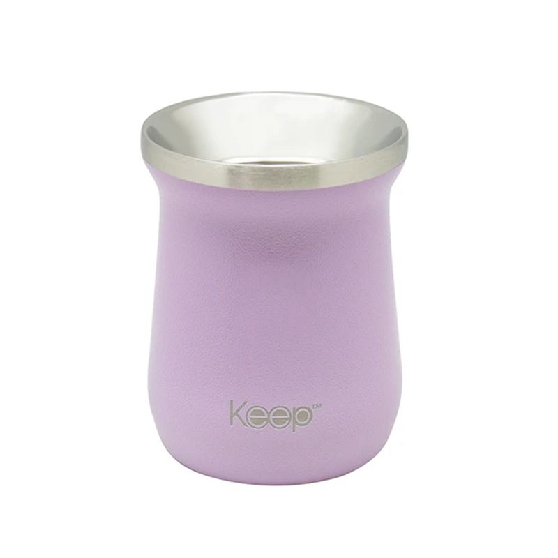 KEEP - Mate Insulado 300ml Hammered Lila