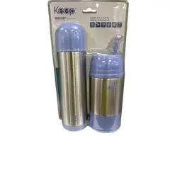 KEEP - Set Mate 400ml+ Termo Bala 500ml Matero Azul