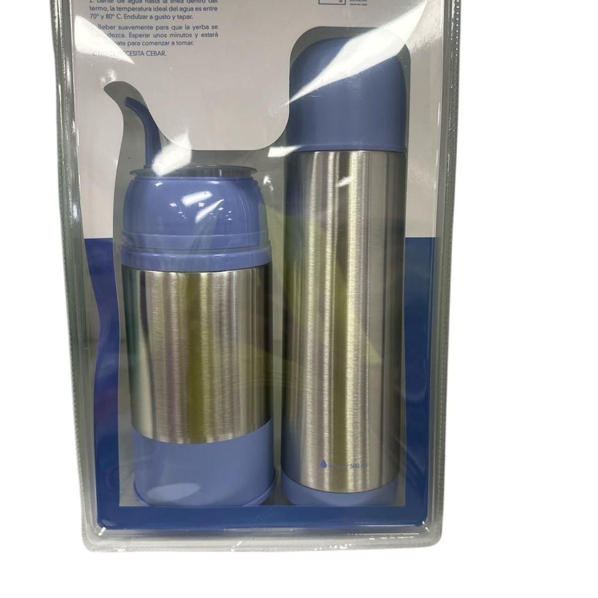 KEEP - Set Mate 400ml+ Termo Bala 500ml Keep Matero Azul