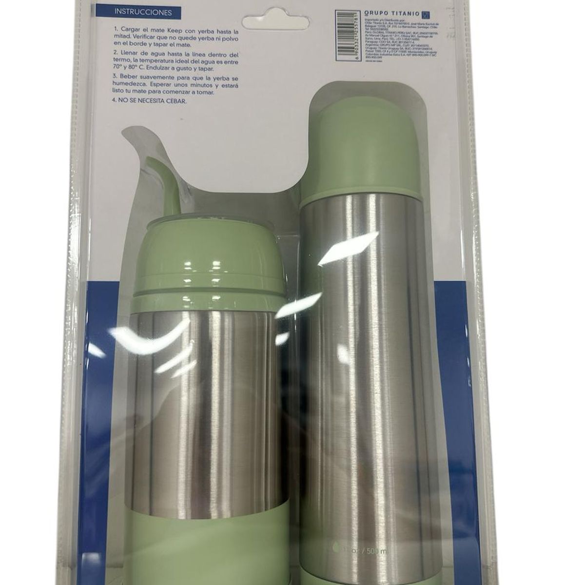 KEEP - Set Mate 400ml+ Termo Bala 500ml Keep Matero Verde