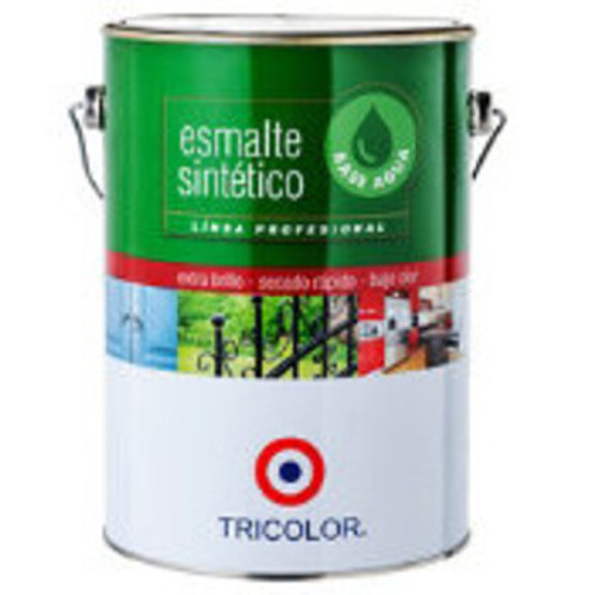 TRICOLOR - ESMALTE SINTETICO BASE AGUA GAL BLANCO TRIC