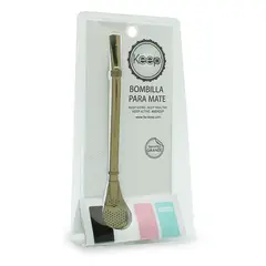 KEEP - Bombilla Mate Grande Plateada