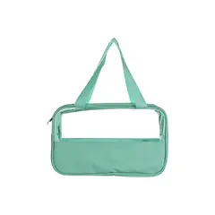 SOLEIO - Bolso Organizador De Cosméticos Transparente Verde Agua