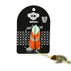 GENERICO - BRNX Maxi Toy Pluma Boho Naranja.