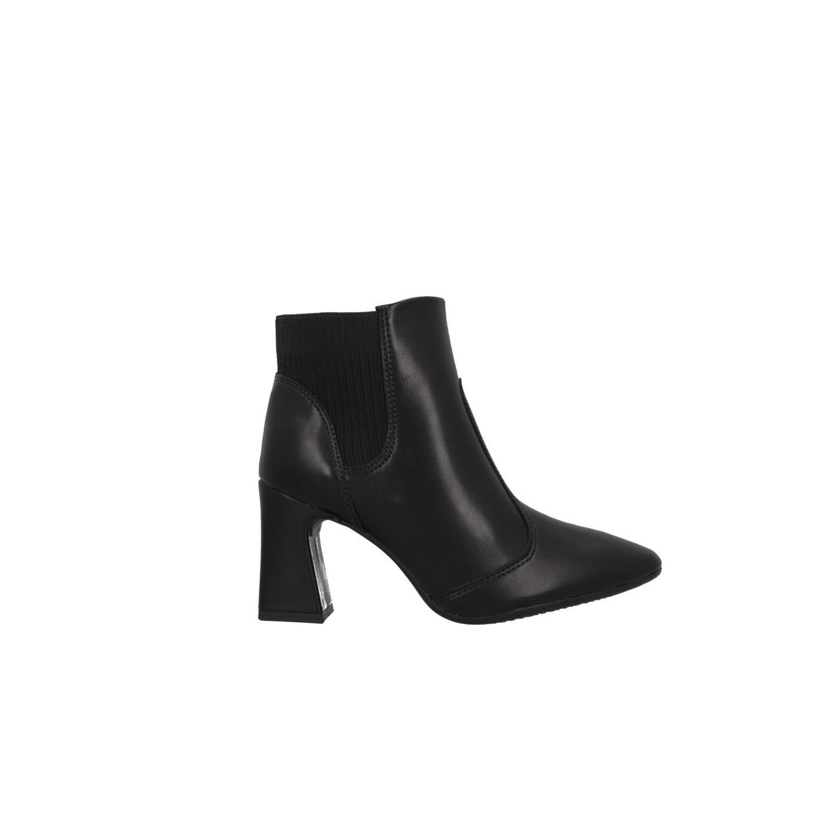 BEIRA RIO - Botin Mujer Taco Cuadrado Negro Beira Rio