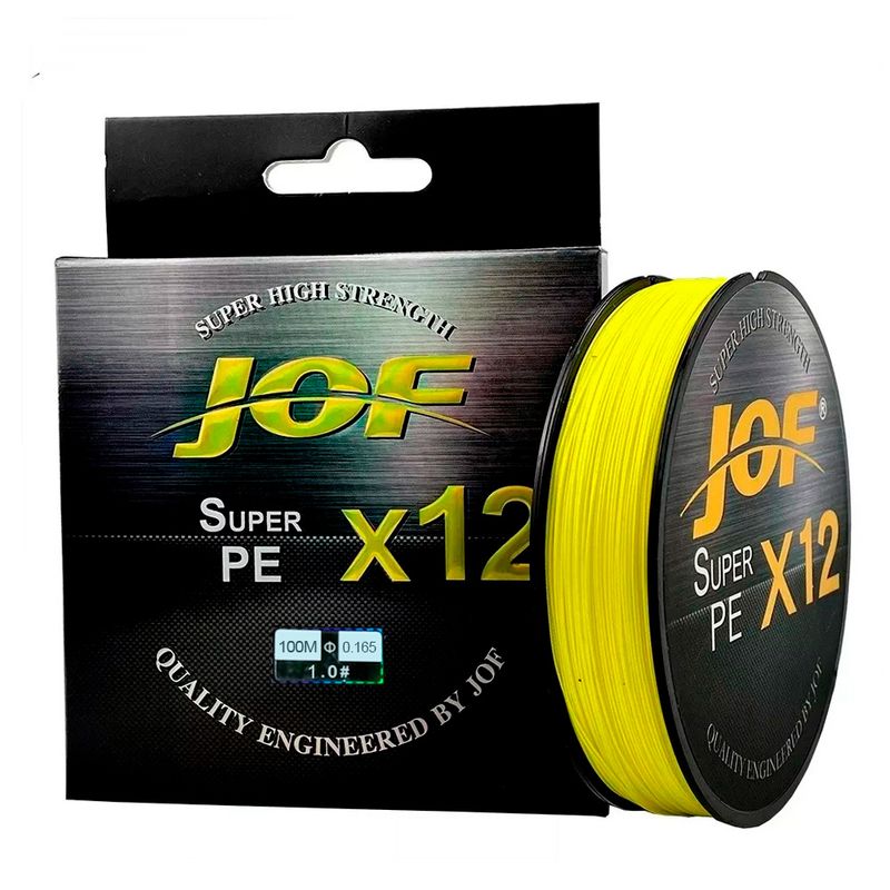 GENERICO - Hilo de pesca Multifilamento JOf X 12 hebras 0.32mm, 300Mt