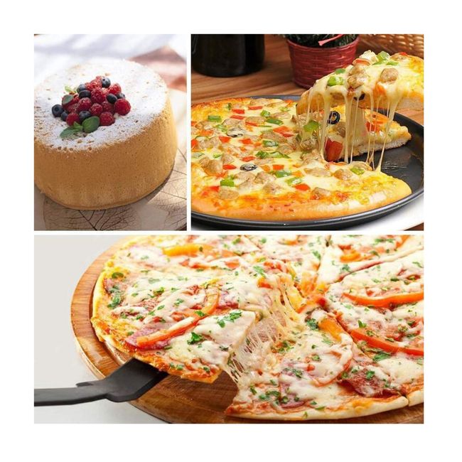 GENERICO - Bandeja Redonda Antiadherente Lisa 26cm Para Pizza Base