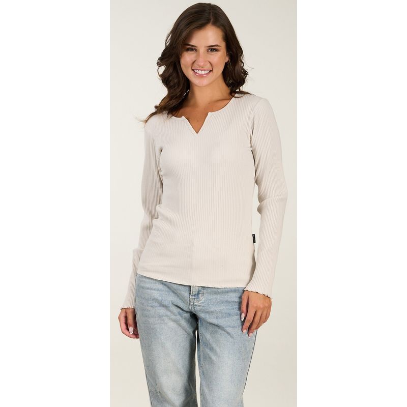 POLEMIC - Polera Manga Larga RIB Slim Fit Polemic