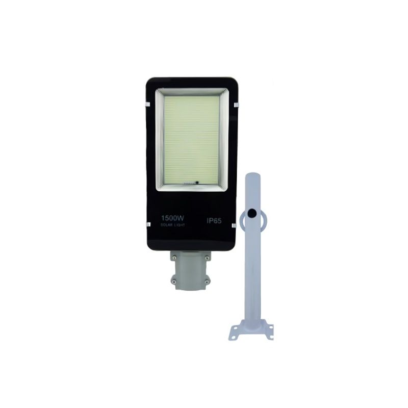 OEM - FOCO CON BRAZO SOLAR 1500W 1216 LED 1 PLACA METAL CON CONTROL