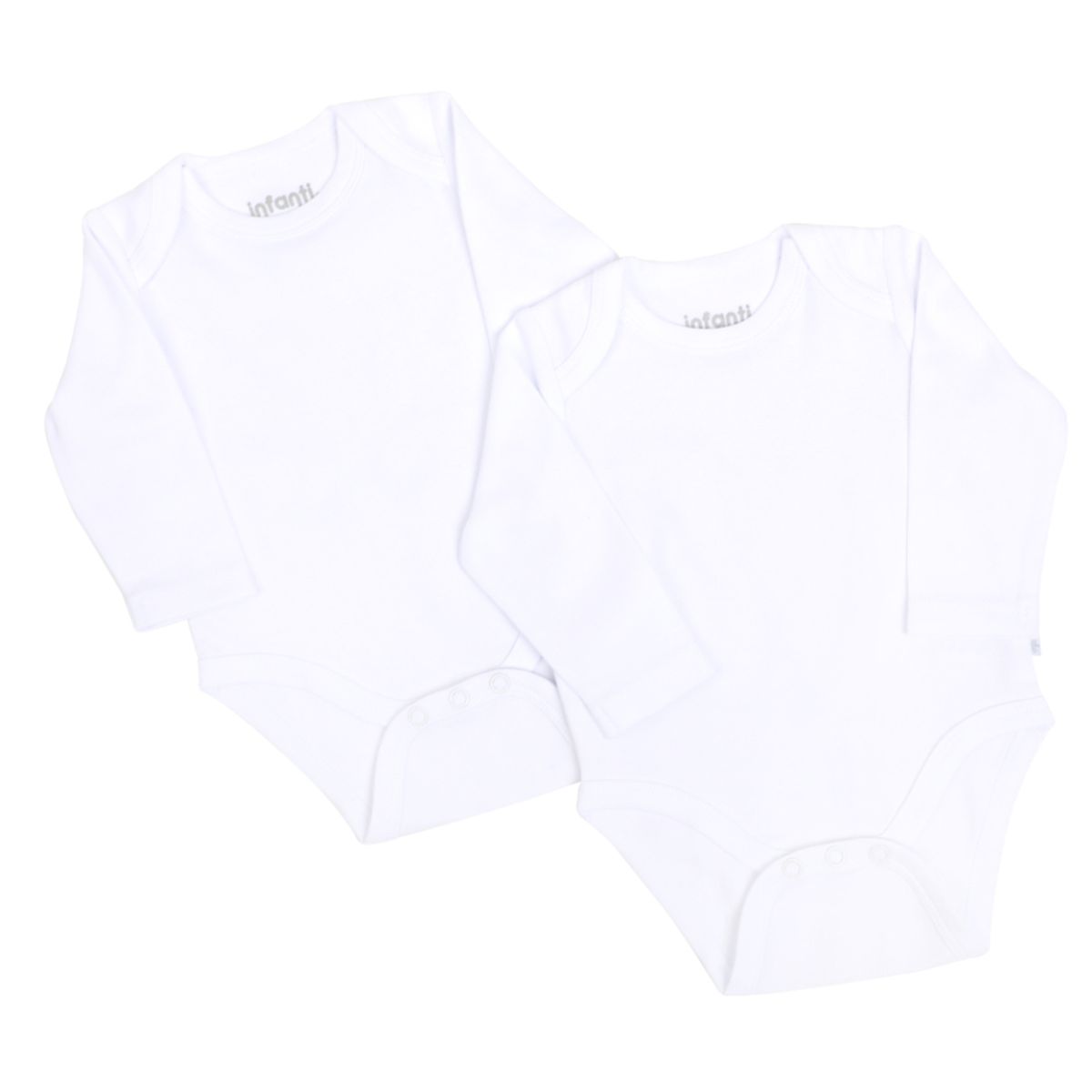 INFANTI - Bipack Body Básico Unisex INFANTI - Talla 6-9 Meses