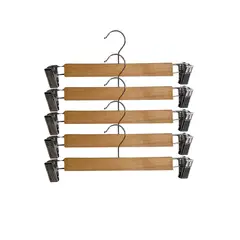 GENERICO - Ganchos De Madera Para Ropa 10 piezas