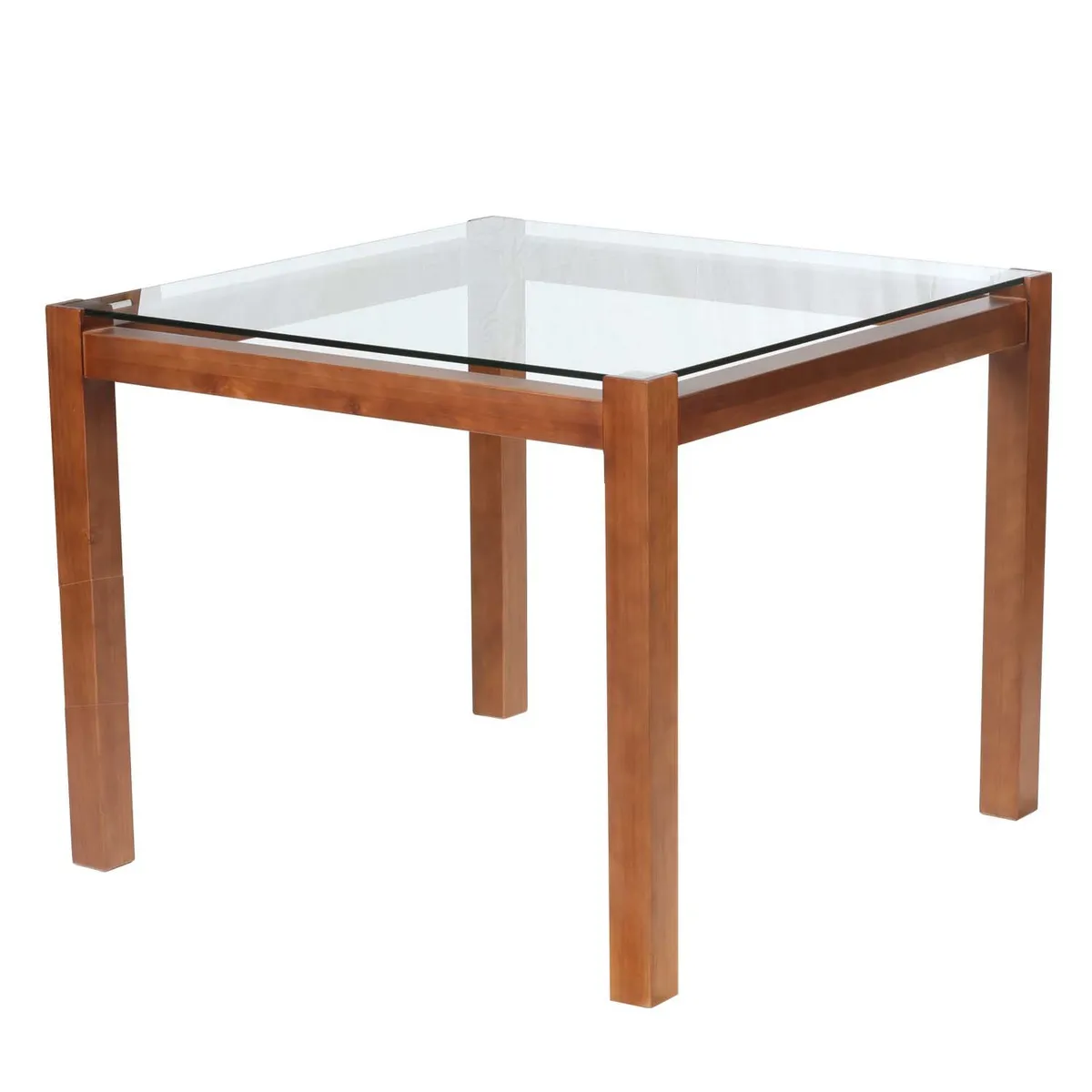 LATAM HOME - Juego De Comedor Barcelona 1000X1000 Silla Tenerife PU Chocolate