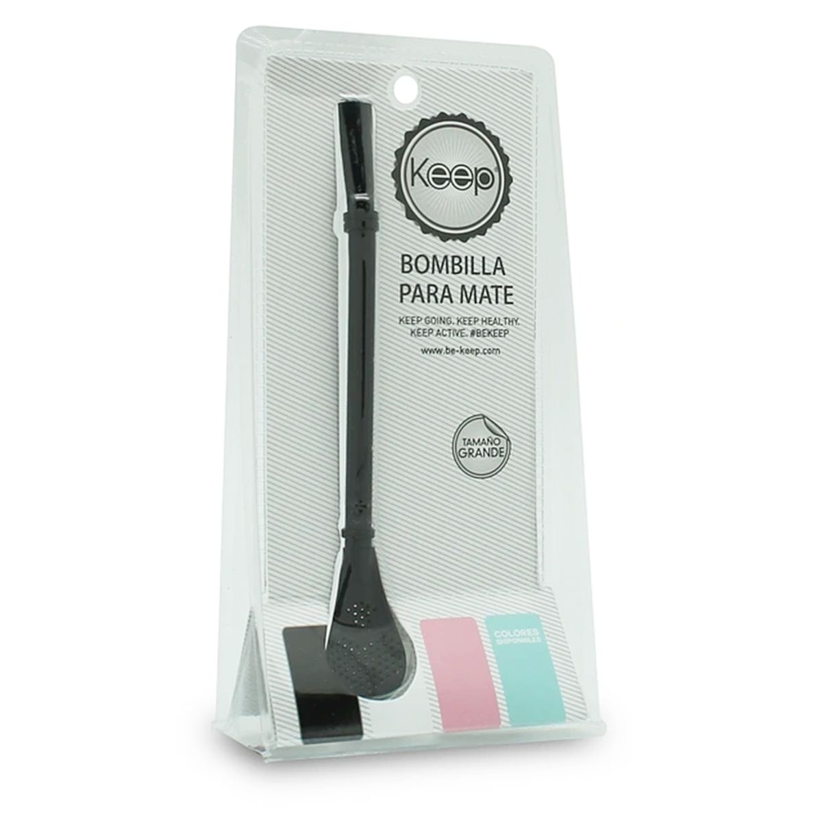 KEEP - Bombilla Mate Grande Keep Negro