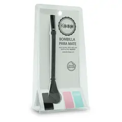 KEEP - Bombilla Mate Grande Negro