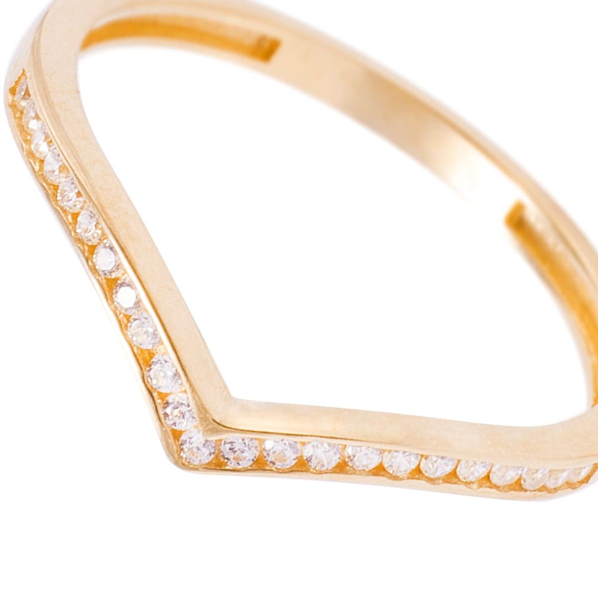 JB JOYAS BARON - Anillo Compromiso de Oro 18Kt Cintillo Corona Circonitas