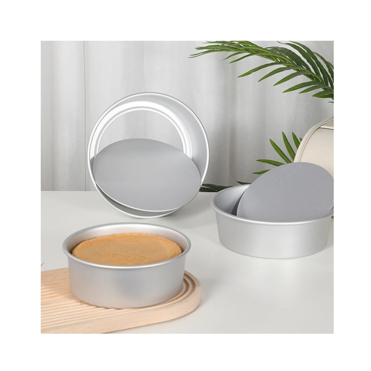 GENERICO - Molde Desmontable Para Tortas 26cm Molde Aluminio Reposteria