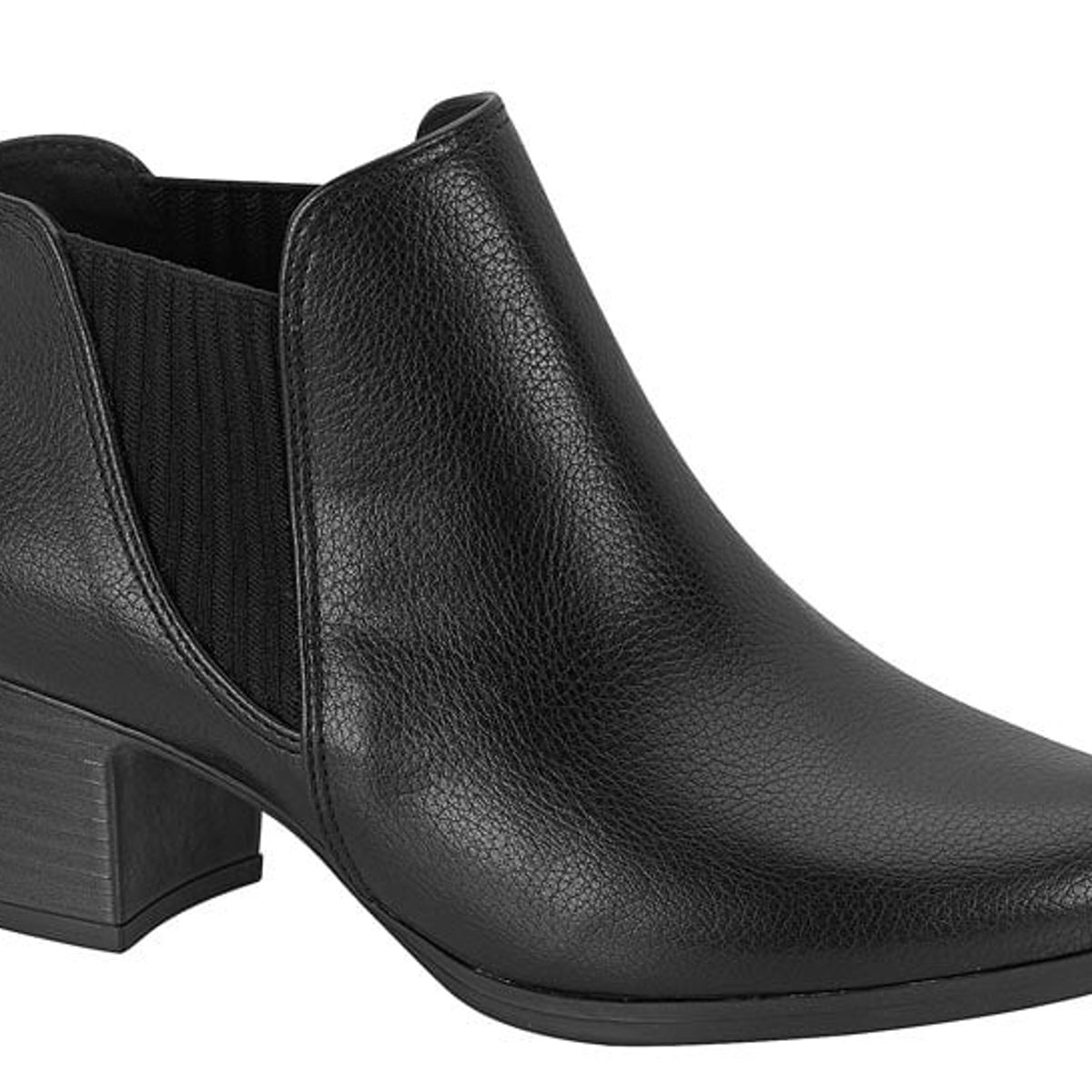 MODARE - Botin Mujer Taco Cuadrado Negro Modare