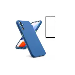 GENERICO - Carcasa Silicona Para Samsung A15 Azul + Lamina Completa