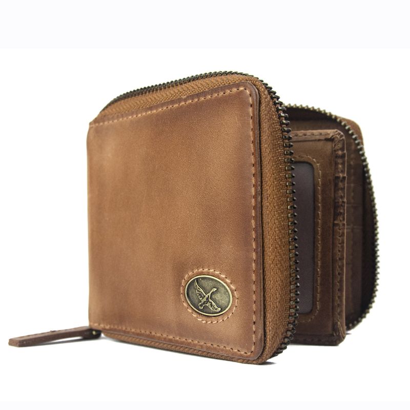 GINO RODINIS - Billetera de Cuero para Hombre Farm 134 Camel Gino Rodinis