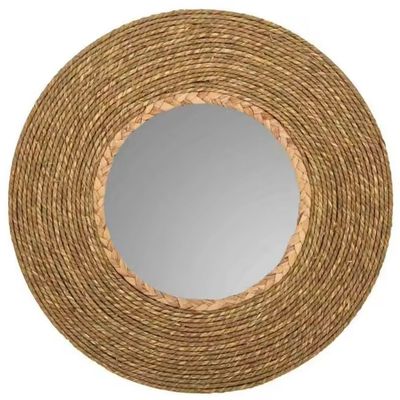 Imagen 2 del producto Espejo Redondo Fibra Natural 39cm