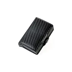 GENACOL - Billetera Tarjetero Doble Ranura Proteccion Rfid Anti Robo