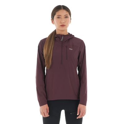 Imagen 2 del producto Chaqueta Mujer Spry WindBreaker 14 Zip Hoody Jacket Vino