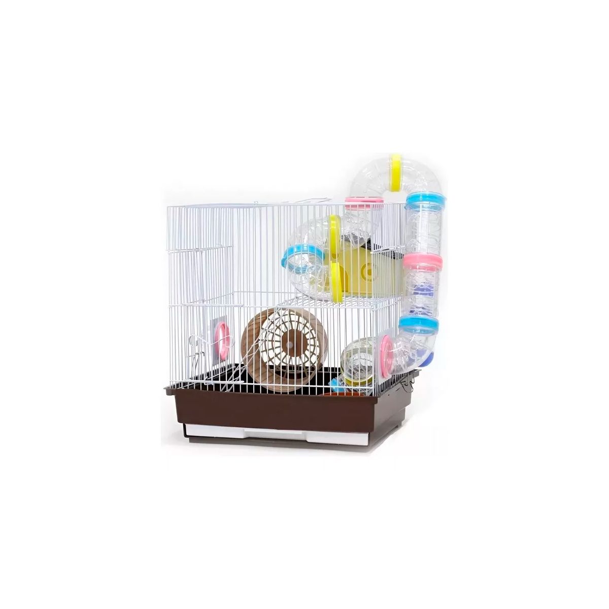 GENERICO - Jaula Casa Caja De Hamster Roedor 2 Pisos Con Resbalador Xl