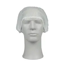 ABENA - Gorro Cofias Desechable Clip Blanca X 200 Unidades