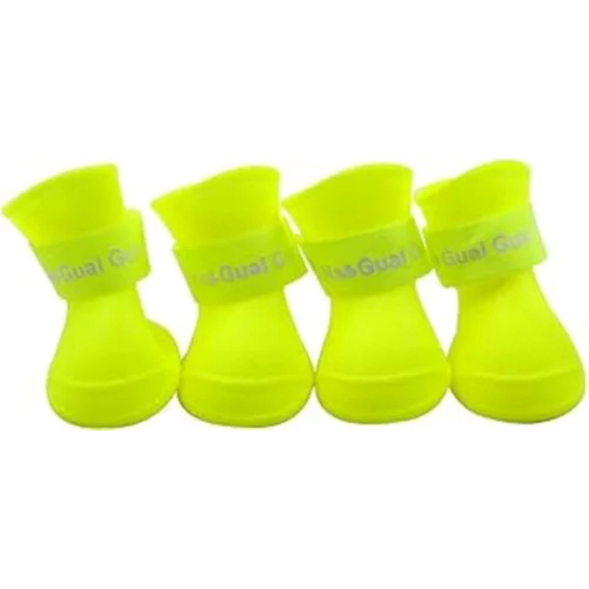 METALFER - Botas Antideslizante Impermeable Mascota Talla S Amarillo