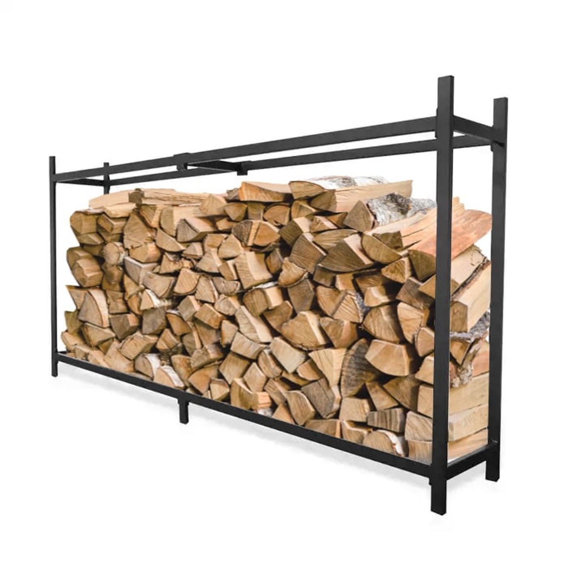 GENERICO - Leñero Estante Para Madera o Leña 240x123x36 Cm