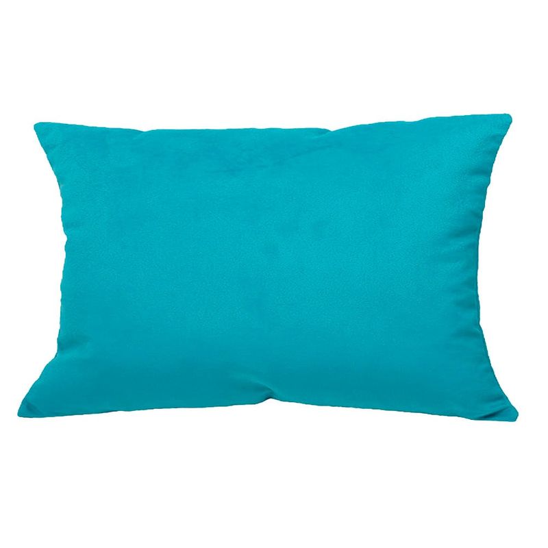 MASEL - Cojin Felpa New Velvet  30x60 turquesa