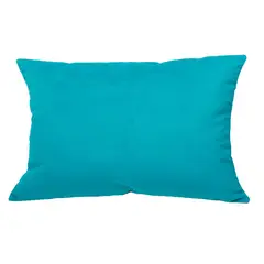 MASEL - Cojin Felpa New Velvet 30x60 turquesa