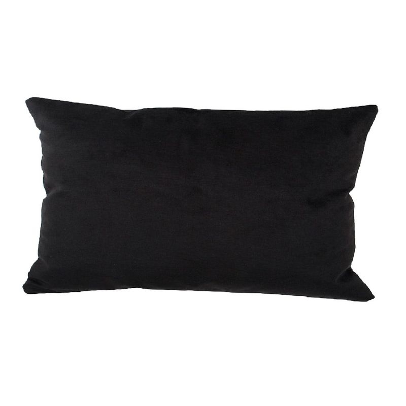 MASEL - Cojin Felpa New Velvet  30x60  negro