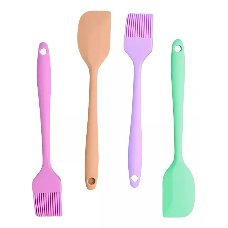 Pasteleria - Pack X2 Mezquino Silicona Brochas Silicona Utensilios Cocina