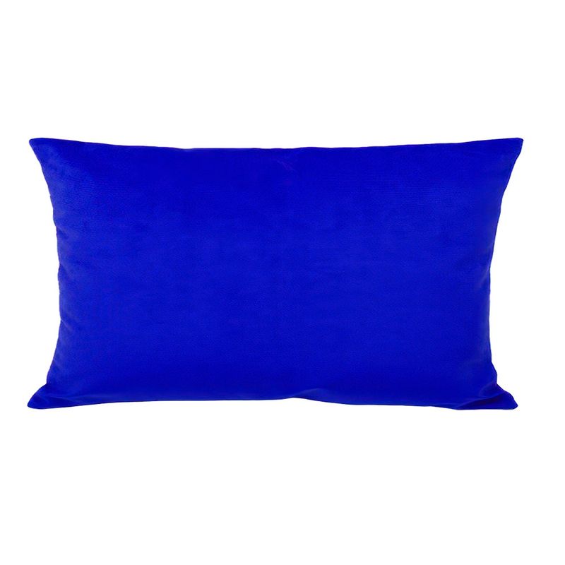 MASEL - Cojin Felpa New Velvet  30x60  azul