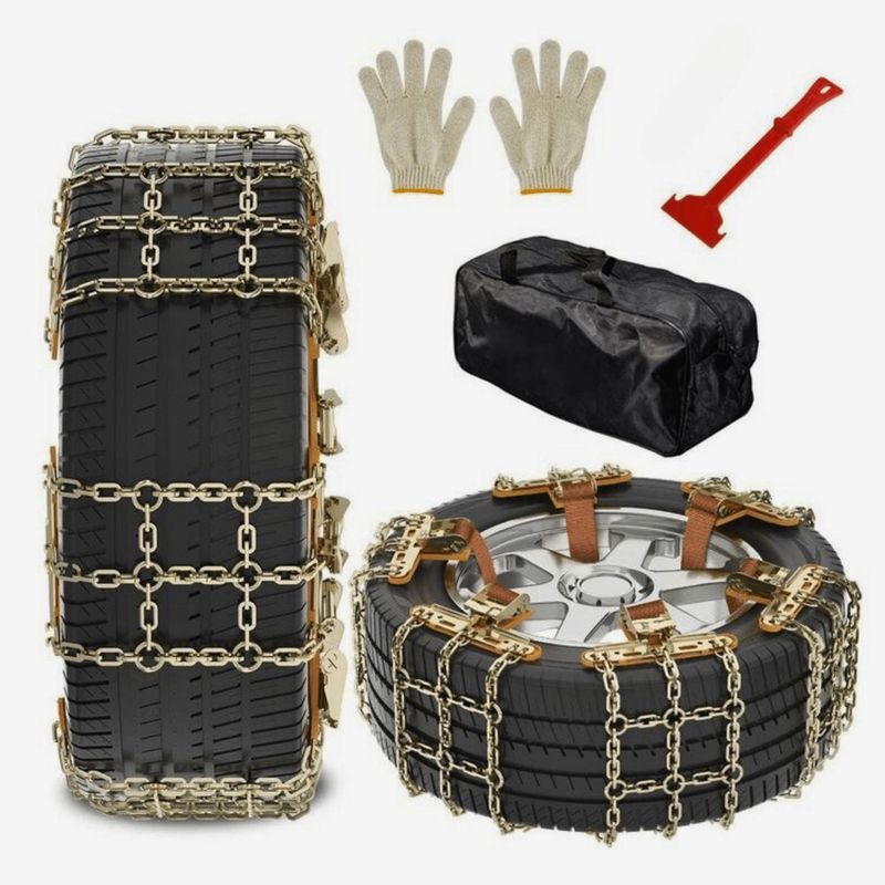 NEWOCIO - Cadena Neumatico Antideslizante Nieve Barro Universal x 8