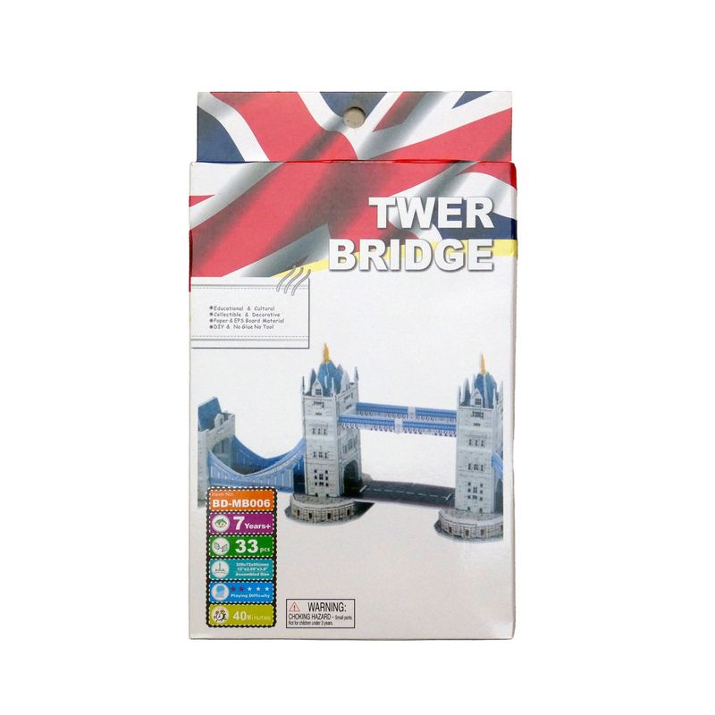 GENERICO - Juego De Rompecabezas Puzzle 3d - Puente De La Torre