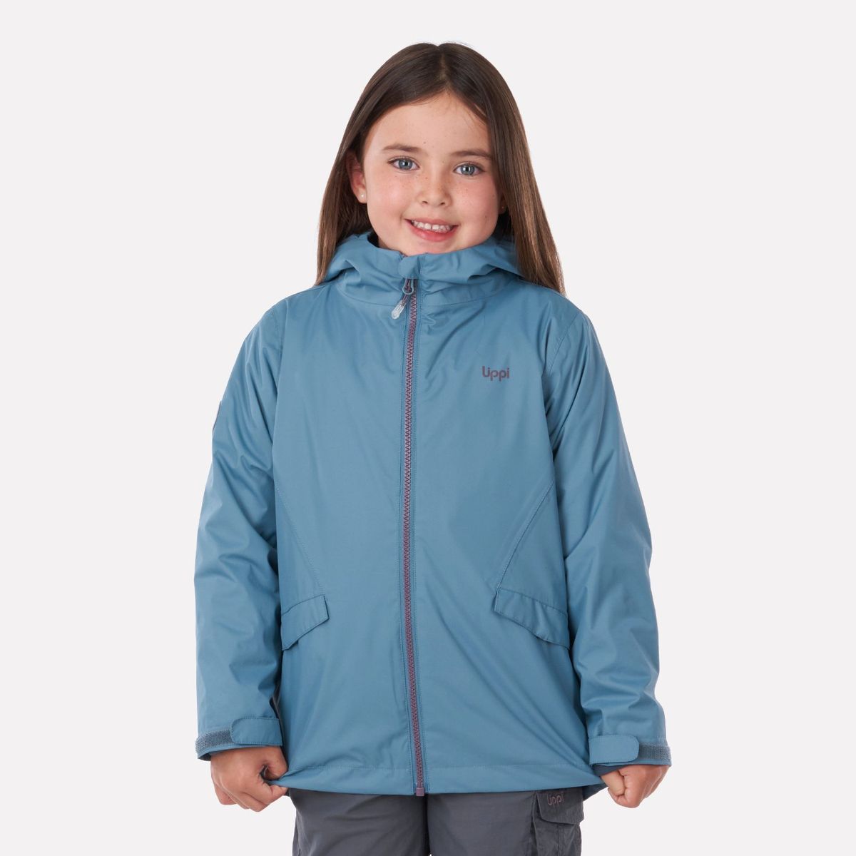 LIPPI - Chaqueta Niña Snowball Fusion-3 Hoody Jacket Celeste Oscuro Lippi