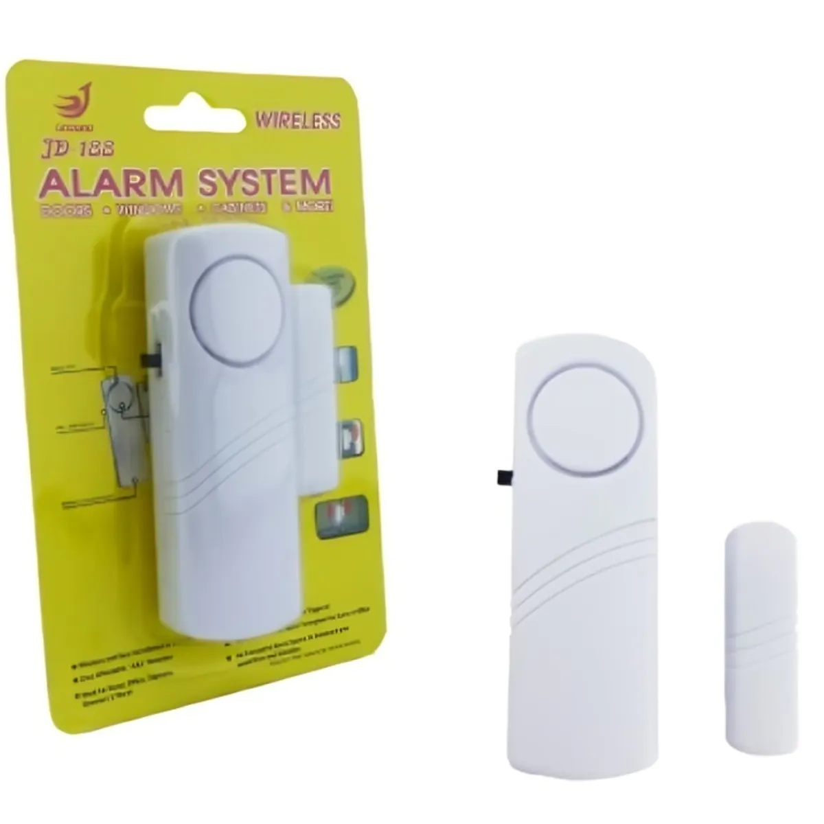 OEM - ALARMA DE PUERTA Y VENTANA MODJD-188 A PILA NO INCLUIDAS