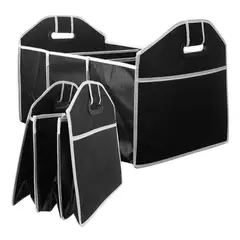 GENERICO - Organizador Auto Caja Bolso Plegable Maletero Vehiculos Color Negro