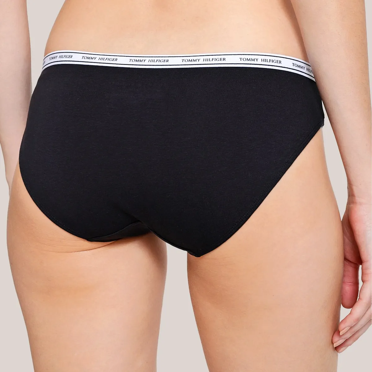 TOMMY HILFIGER - Calzón De Algodón Classic Negro Tommy Hilfiger