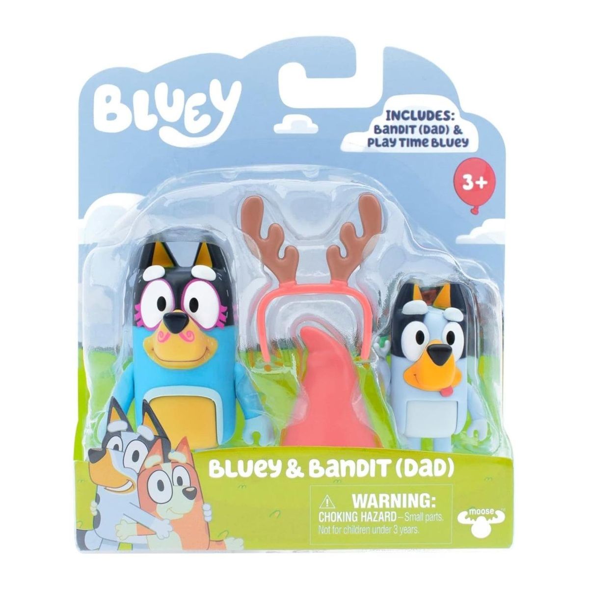SPIN MASTER - Bluey & Bandit Reno - Set 2 Figuras - Comercial Belsan
