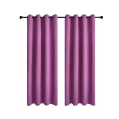 GENERICO - Cortinas Hogar Telas Brocato 2 Panos 140x220 Cm