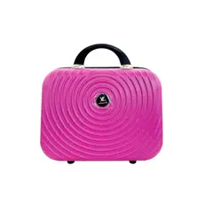 GENERICO - Maleta Neceser De Cabina Mano Pequeña 14 Rígida Para Viaje Fucsia